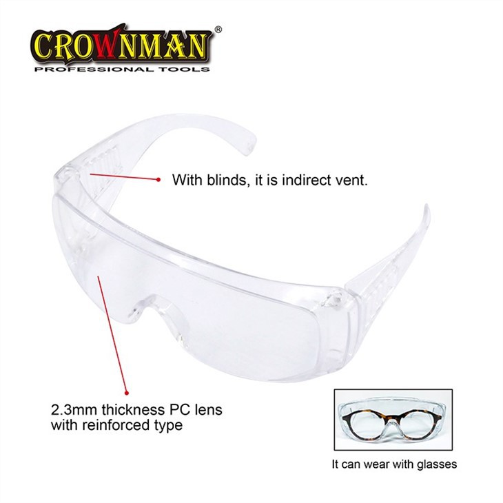 Lunettes de protection transparentes