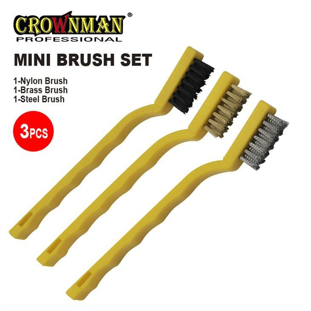 Ensemble de mini-brosses 3 pièces