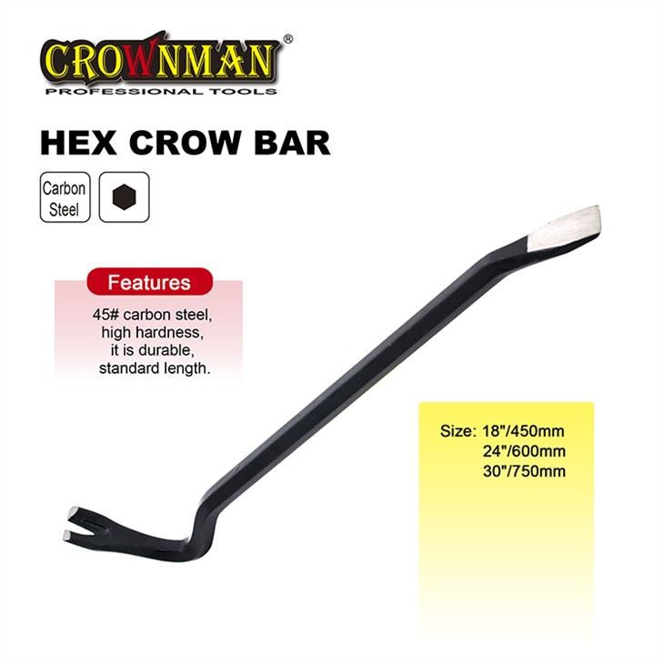 Barre de corbeau hexagonale CROWNMAN