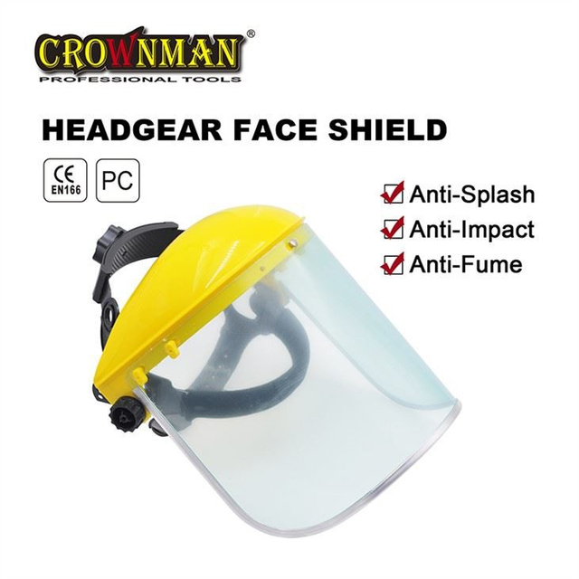 Écran facial pour casque