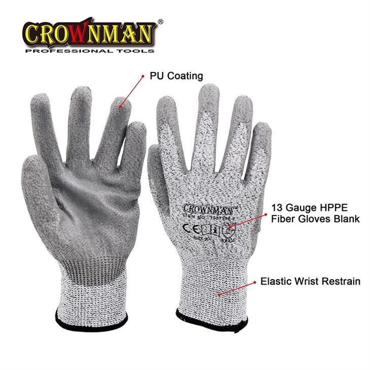 Gants anti-coupures avec certificat CE