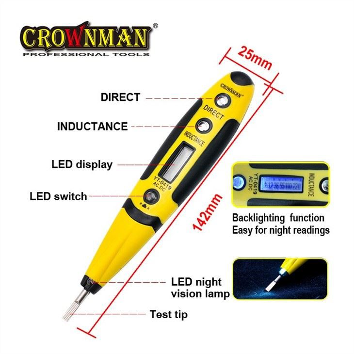 Stylo de test de détecteur de tension