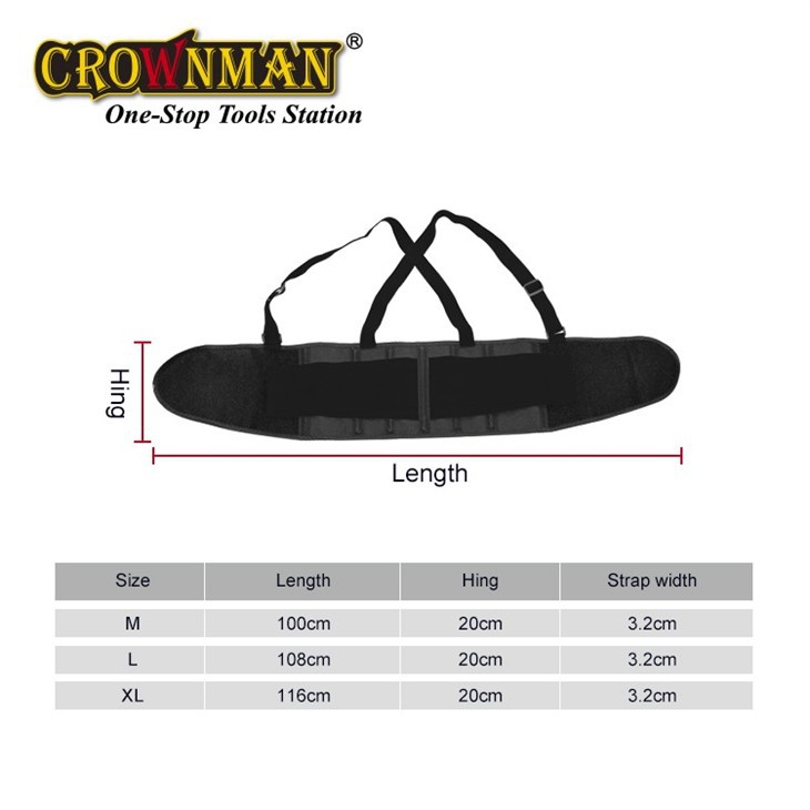 Ceinture de soutien dorsale CROWNMAN EPI