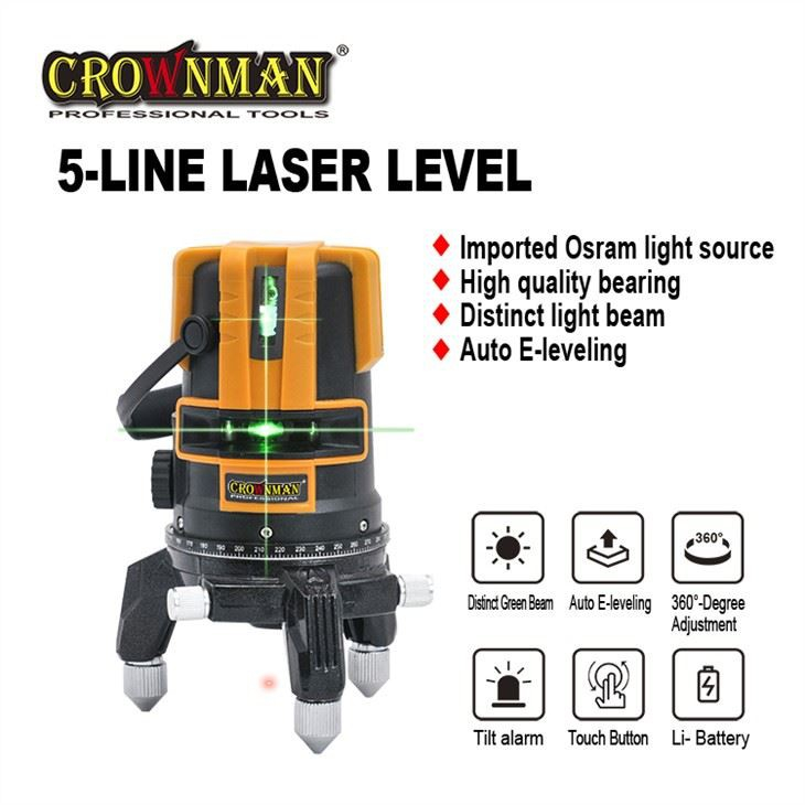 Niveau laser 5 lignes