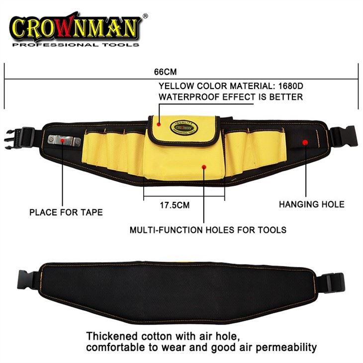 Sac à outils pour ceinture utilitaire