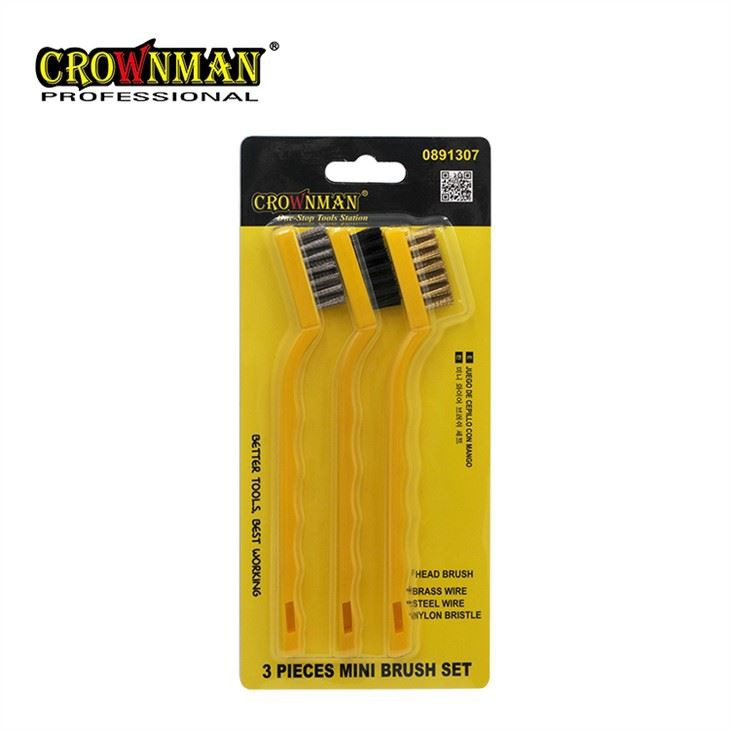 Ensemble de mini-brosses 3 pièces