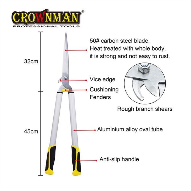 Cisaille à haie en aluminium robuste