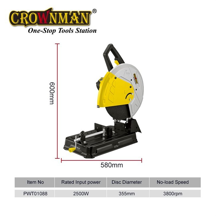 Scie à tronçonner électrique CROWNMAN